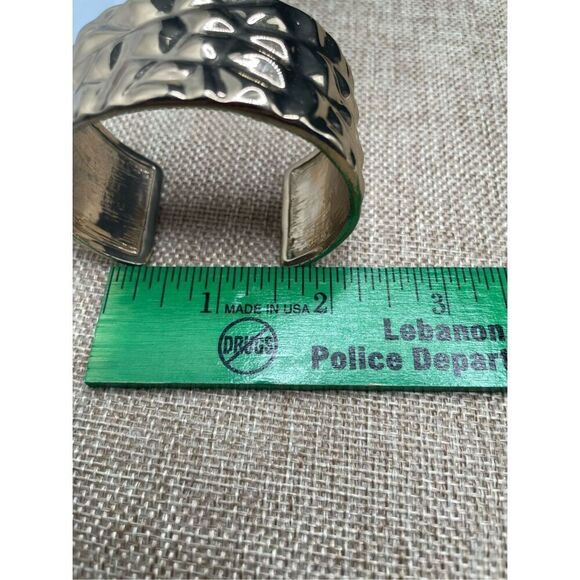 BCBG Generation Gold Tone Cuff Bracelet - Picture 7 of 9